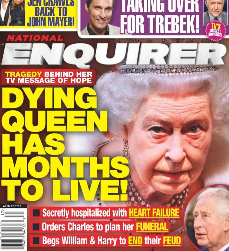 Okładka brytyjskiego tabloidu