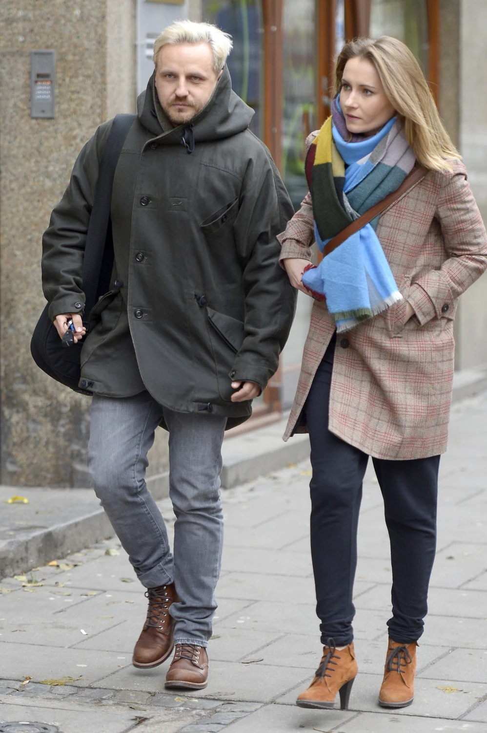 Paweł Domagała z żoną, Zuzanną Grabowską