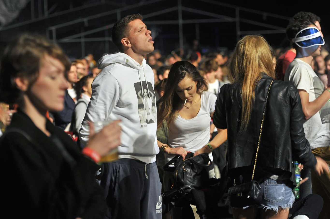 Marina Łuczenko i Wojtek Szczęsny 