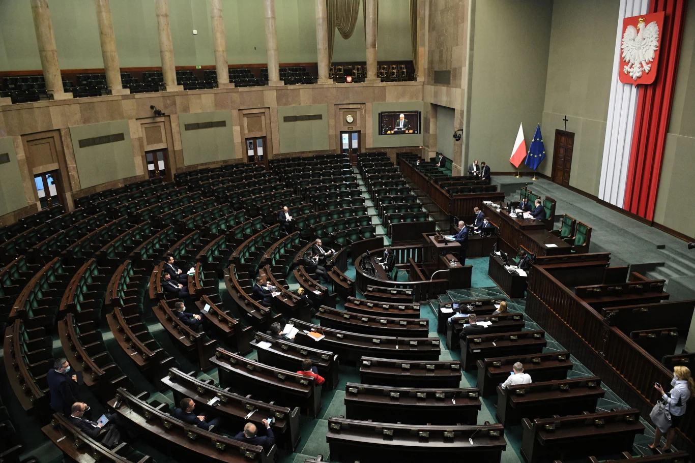 Posłowie na sali obrad Posłowie na sali obrad