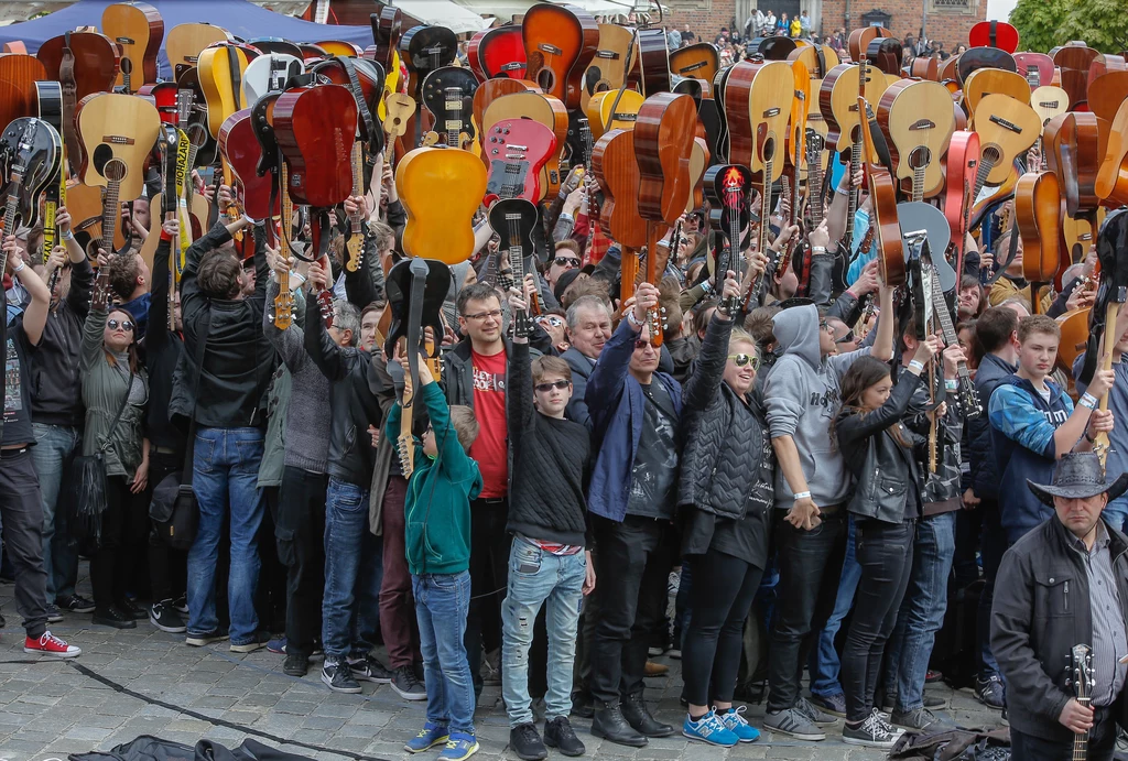 Gitarowy Rekord Guinnessa we Wrocławiu w 2017 roku