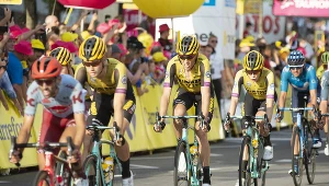 Kolarze na trasie Tour de Pologne