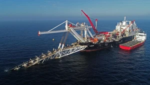 Specjalistyczny statek „Audacia” do układania gazociągu pod wodą 