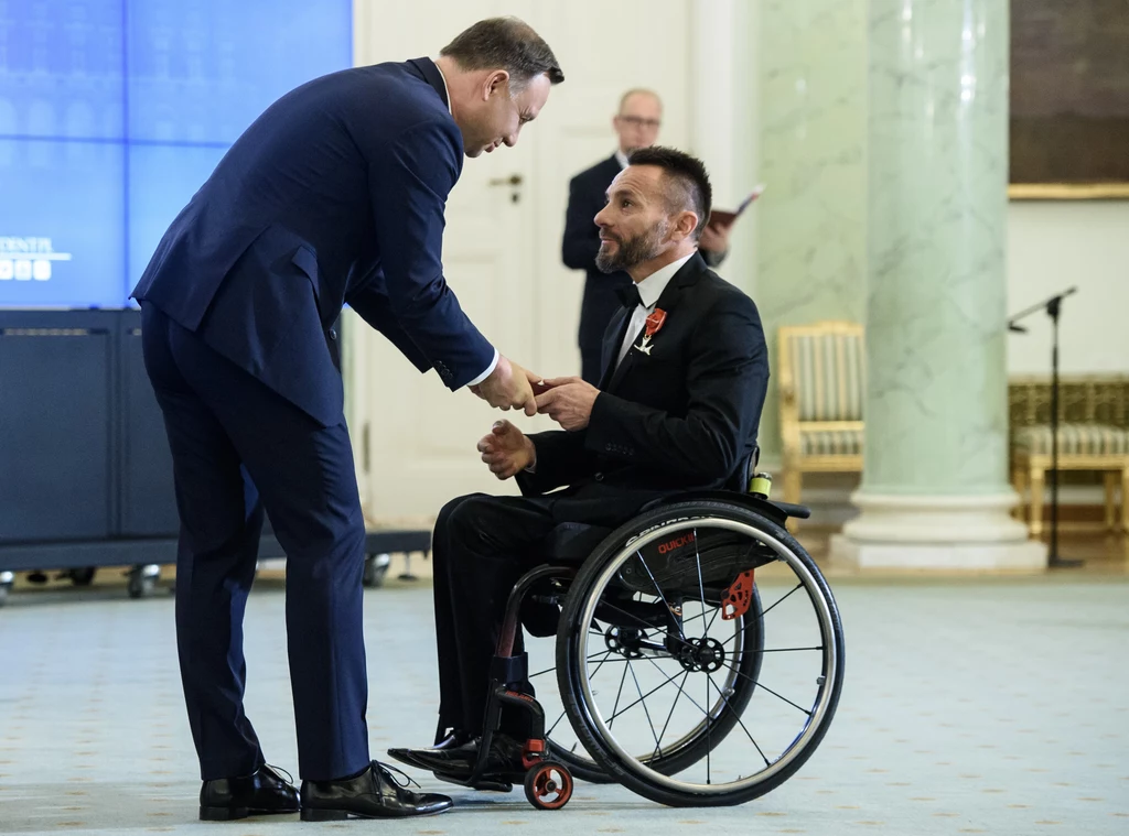 Prezydent RP Andrzej Duda z Rafałem Wilkiem Prezydent RP Andrzej Duda z Rafałem Wilkiem
