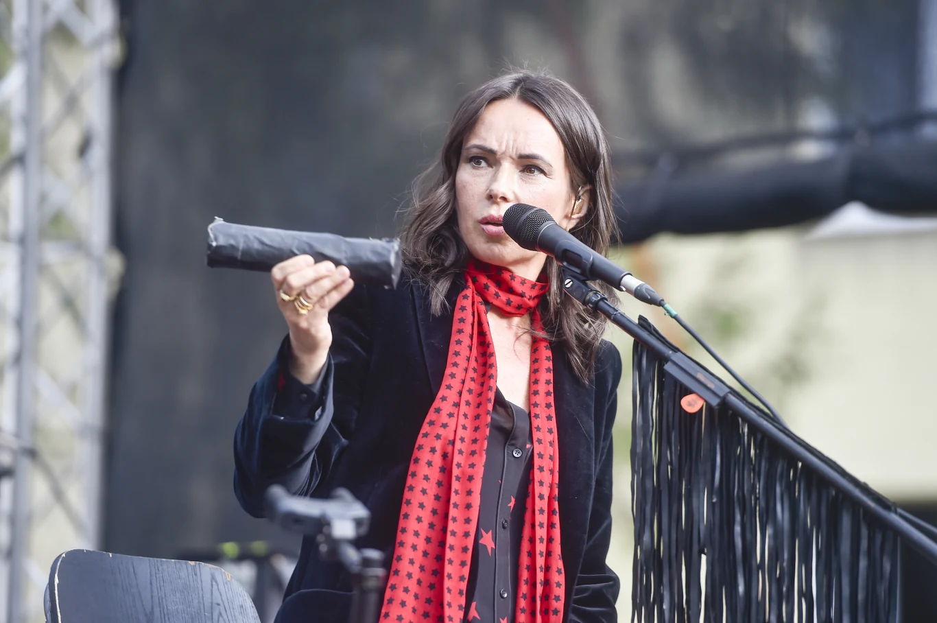 Kasia Kowalska podczas koncertu zorganizowanego w Ciechanowie Kasia Kowalska podczas koncertu zorganizowanego w Ciechanowie