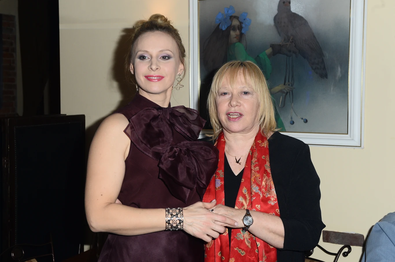 Joanna Żółkowska z córką, Pauliną Holtz Joanna Żółkowska z córką, Pauliną Holtz