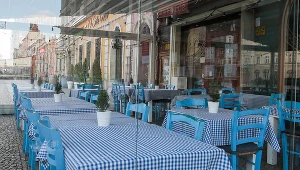 Zamknięta restauracja na wrocławskim rynku