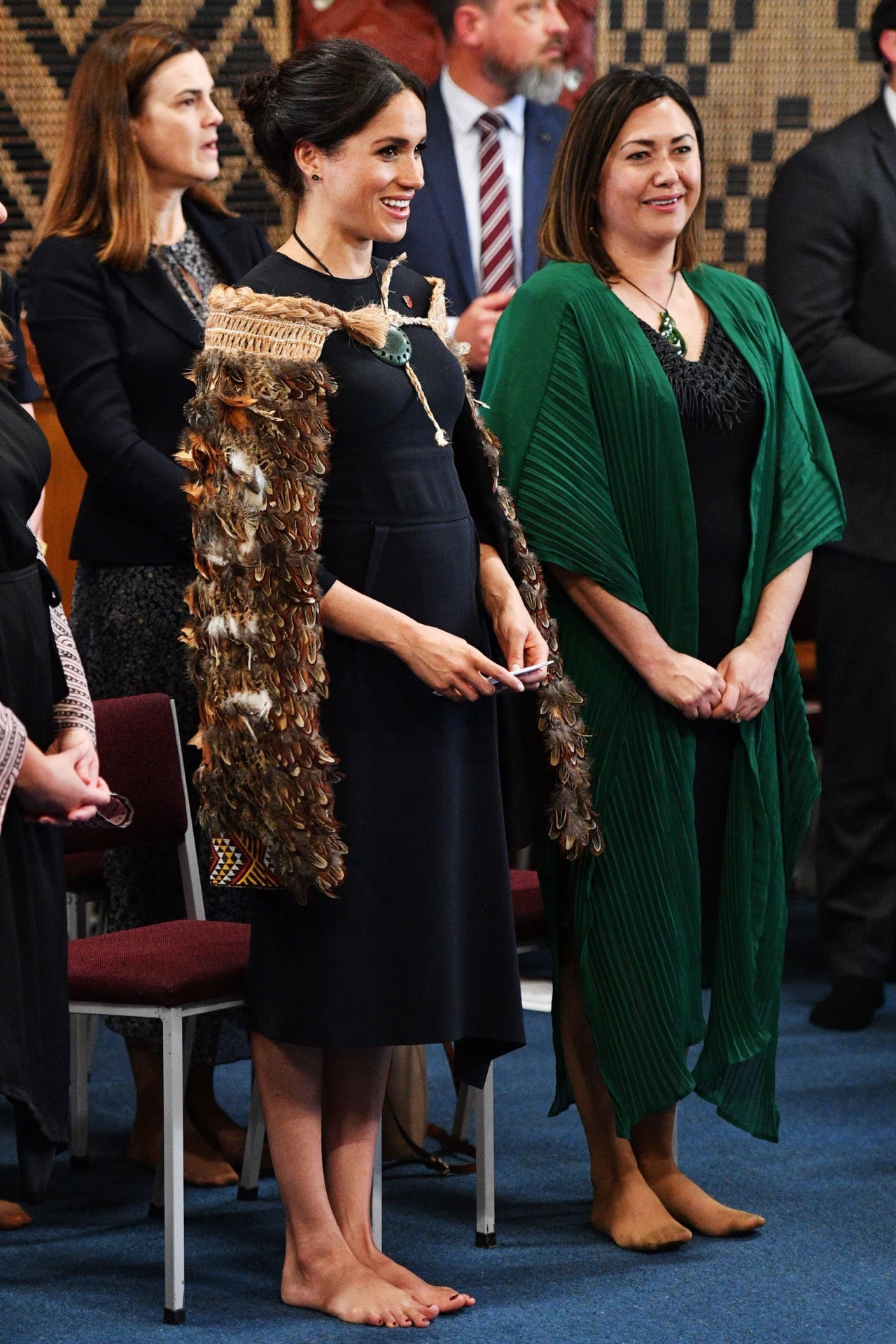 Meghan rzadko pokazuje stopy. Wyjątkiem była wizyta w Nowej Zelandii w 2018 roku Meghan rzadko pokazuje stopy. Wyjątkiem była wizyta w Nowej Zelandii w 2018 roku