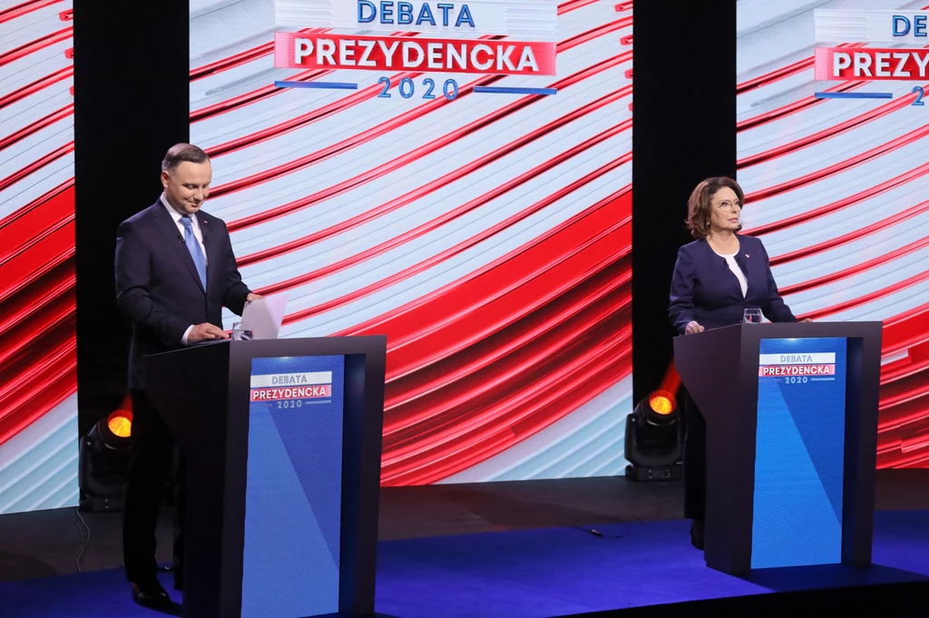 Andrzej Duda i Małgorzata Kidawa-Błońska Andrzej Duda i Małgorzata Kidawa-Błońska