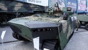 Na zdj. prototyp wozu "Borsuk"