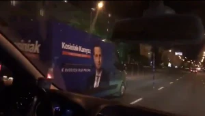 Bus Władysława Kosiniaka-Kamysza wysuwa się nie prowadzanie 