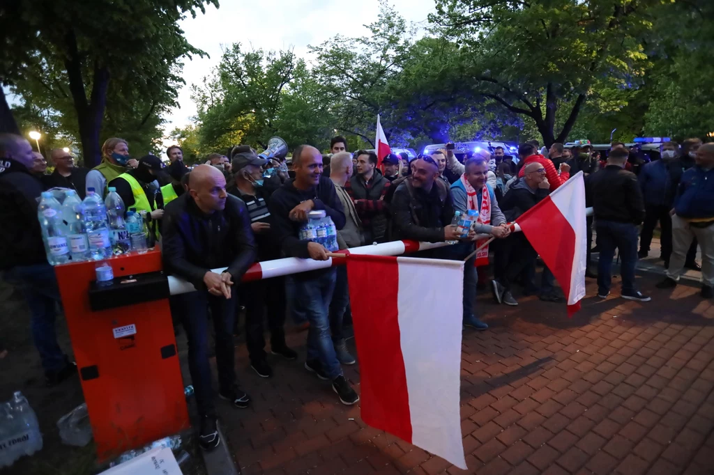 Protest przedsiębiorców w centrum Warszawy Protest przedsiębiorców w centrum Warszawy