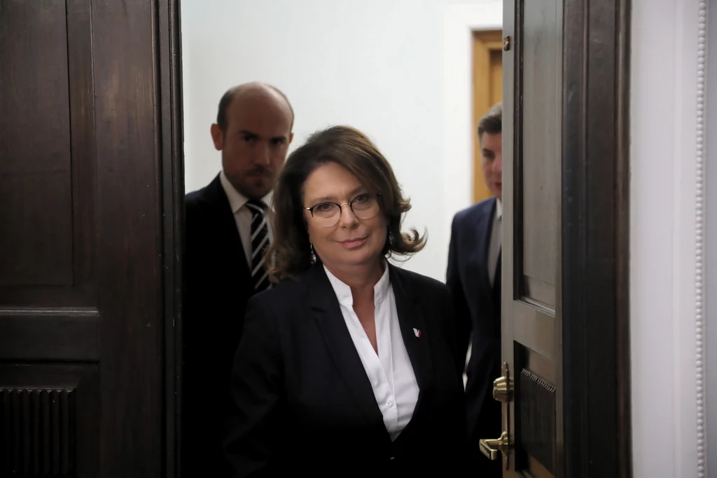 Małgorzata Kidawa-Błońska i lider PO Borys Budka