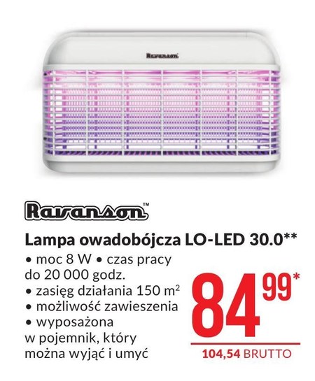 Lampa Owadobojcza Ravanson Promocja Makro Cash Carry Ding Pl