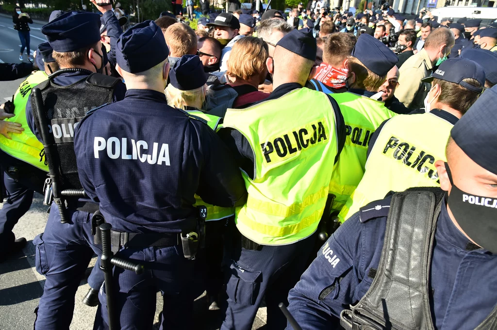 Protest przedsiębiorców w Warszawie
