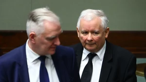 Jarosław Kaczyński i Jarosław Gowin