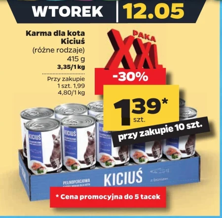 Karma dla kota Kiciuś