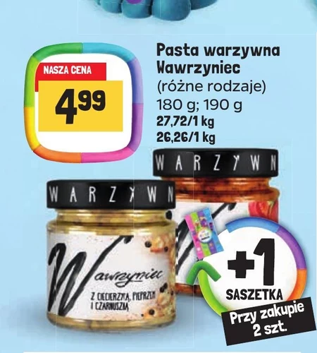 Pasta warzywna Wawrzyniec