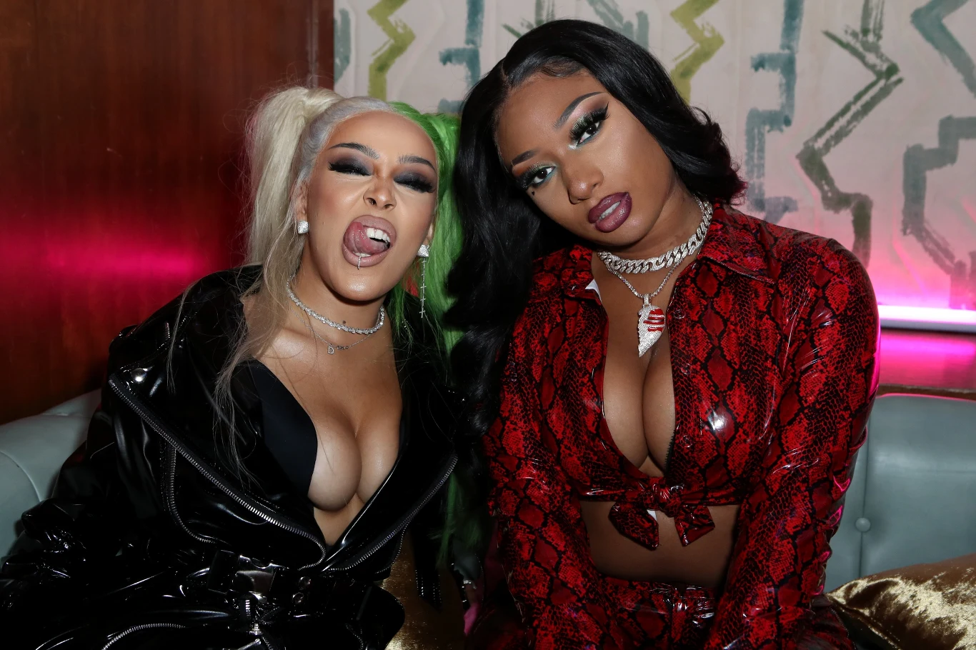 Doja Cat i Megan Thee Stallion (z prawej) to dwie największe sensacje amerykańskiej sceny rapowej w ostatnich miesiącach