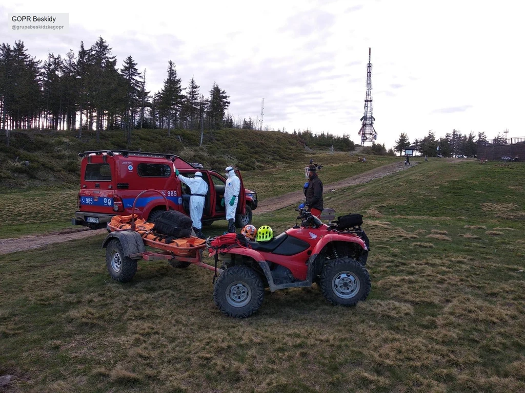 Zdjęcia z akcji opublikowane przez GOPR Zdjęcia z akcji opublikowane przez GOPR