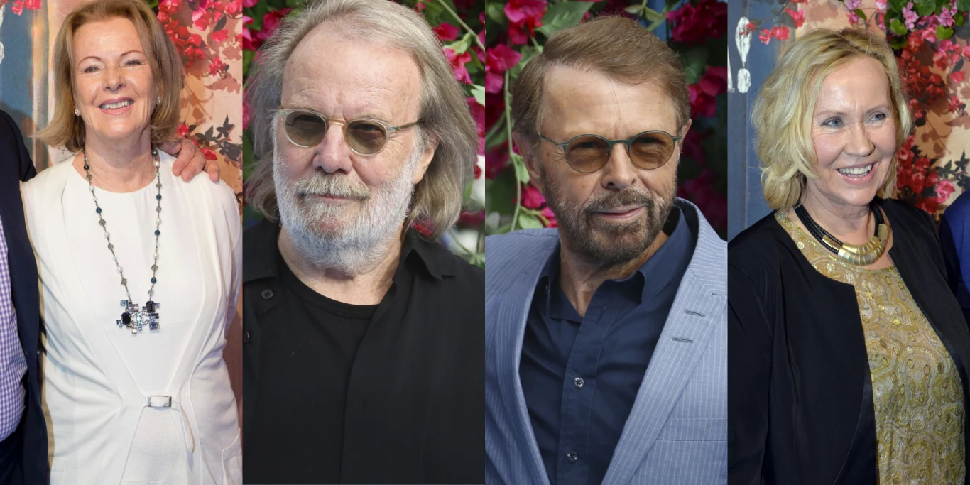Członkowie ABBY obecnie. Od lewej: Anni-Frid Lyngstad, Benny Andersson, Björn Ulvaeus i Agnetha Fältskog
