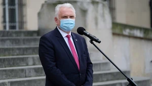 Wiceminister zdrowia Waldemar Kraska w Katowicach