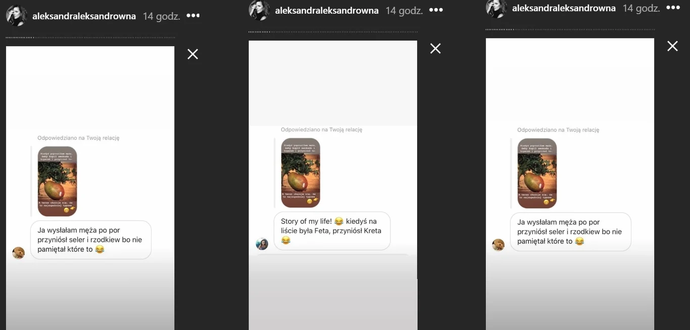 Fanki zasypały Olę swoimi historiami. Było ich kilkadziesiąt! (Screen:InstaStories)