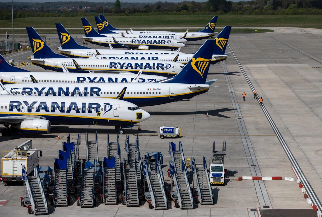 Uziemione samoloty Ryanair Uziemione samoloty Ryanair