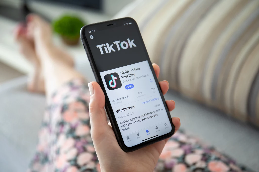 TikTok jest najpopularniejszy  na smartfonach