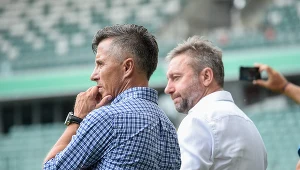 Radosław Gilewicz (z lewej) i Jerzy Brzęczek