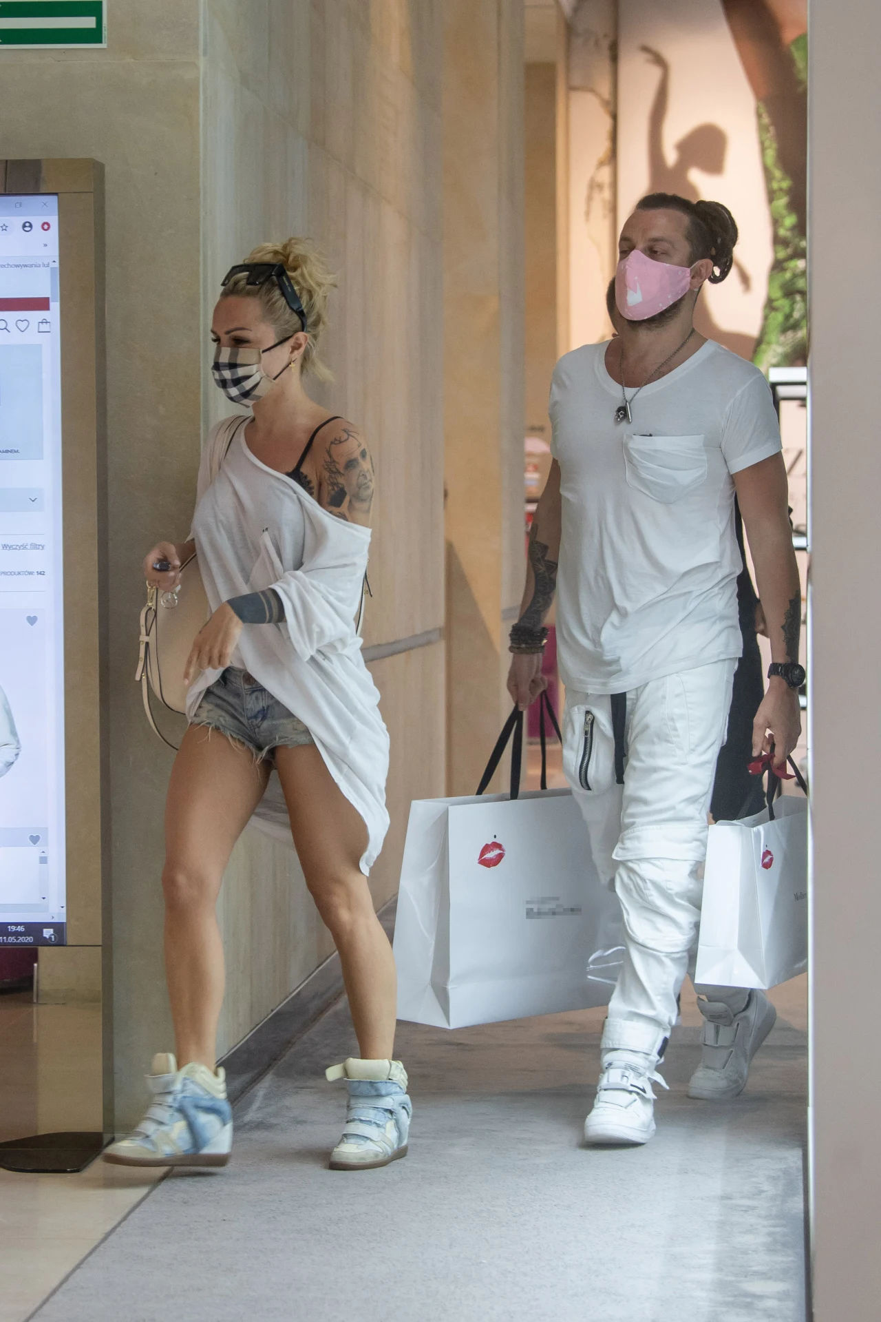 Blanka Lipińska i Baron na zakupach Blanka Lipińska i Baron na zakupach