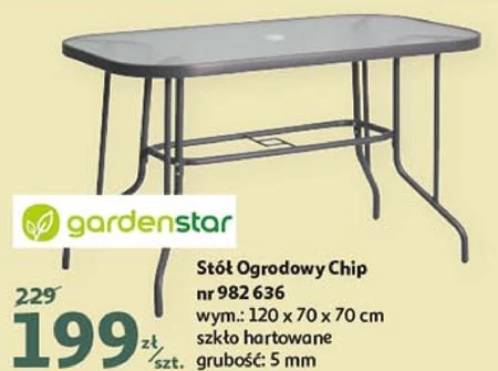 Stół ogrodowy Gardenstar