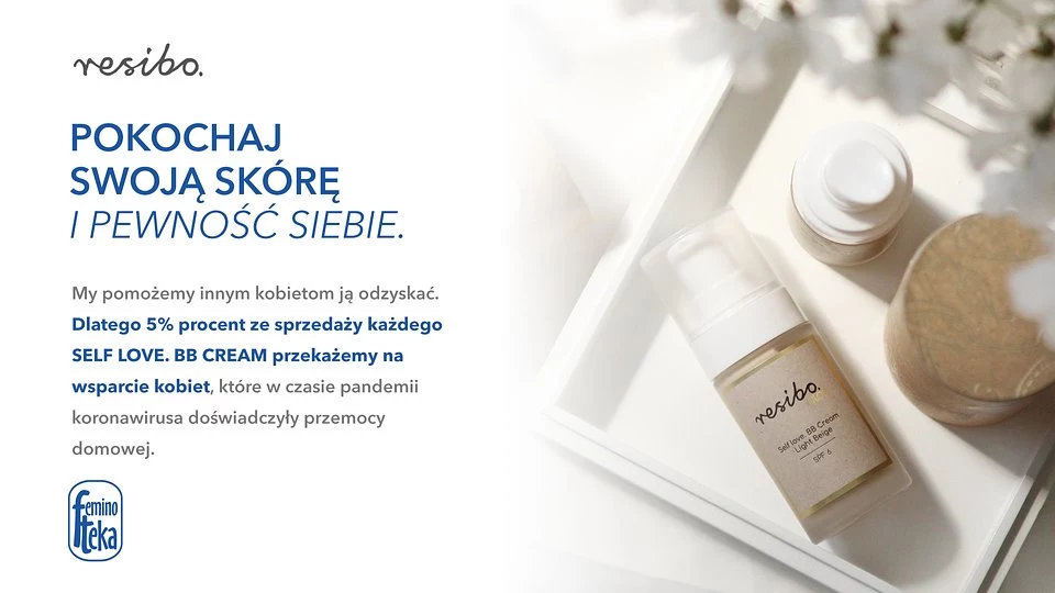 5% ze sprzedaży SELF LOVE. BB CREAM zostanie przekazane na wsparcie kobiet, które w czasie pandemii koronawirusa doświadczyły przemocy domowej