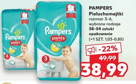 Pieluchomajtki Pampers