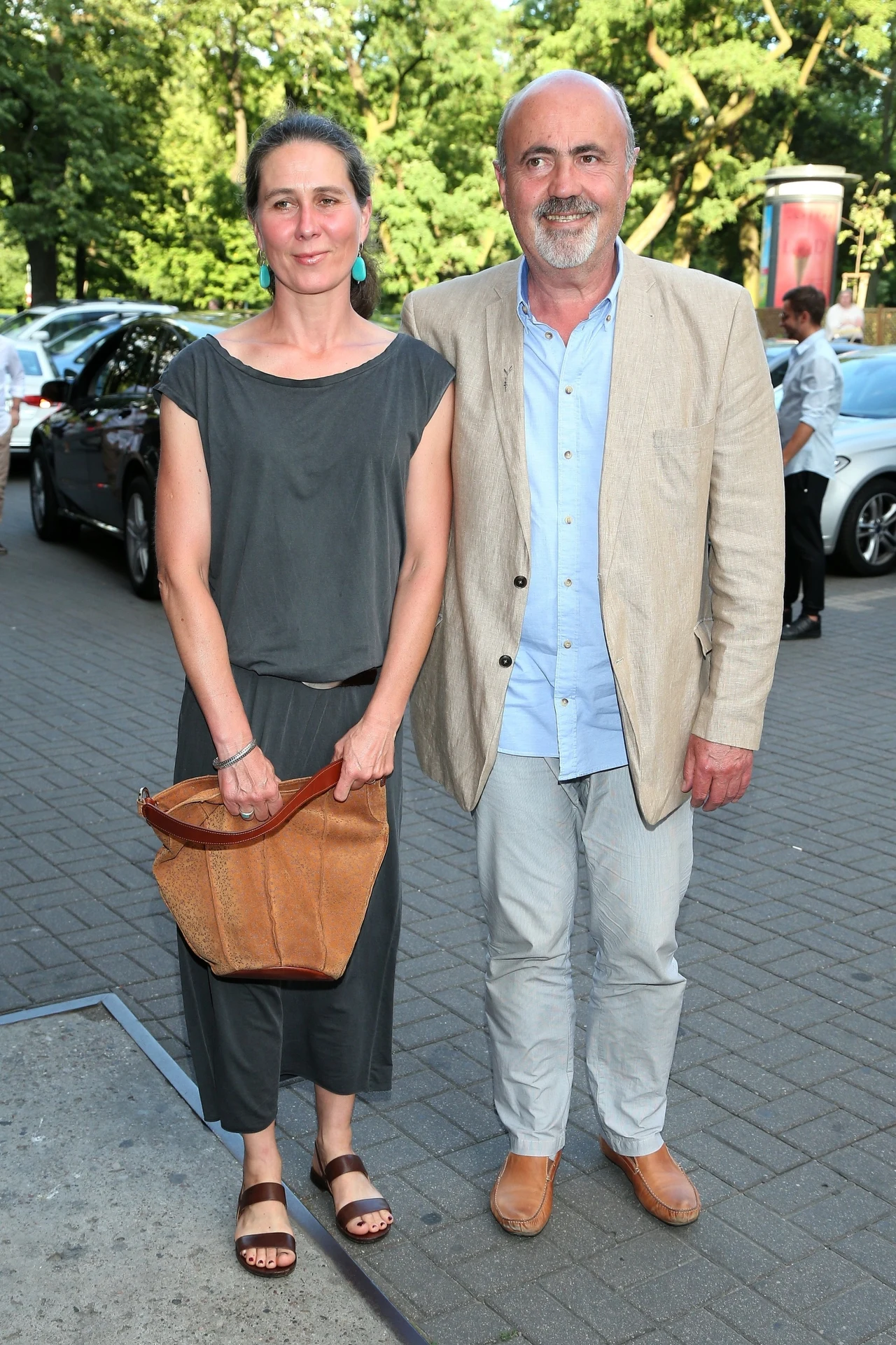 Marcin Troński z żoną Marcin Troński z żoną