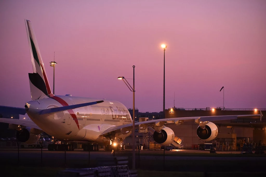 Airbus A380 linii Emirates w Tuluzie Airbus A380 linii Emirates w Tuluzie