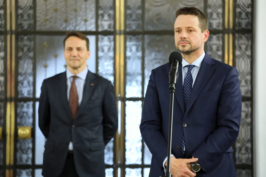 Prezydent Warszawy, nowy kandydat PO na prezydenta Polski Rafał Trzaskowski podczas konferencji prasowej w Sejmie Prezydent Warszawy, nowy kandydat PO na prezydenta Polski Rafał Trzaskowski podczas konferencji prasowej w Sejmie