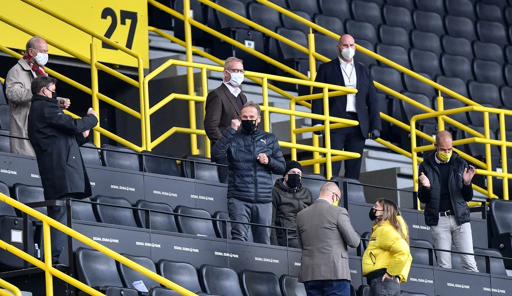 Na trybunach był m.in Hans-Joachim Watke, czyli dyrektor wykonawczy BVB