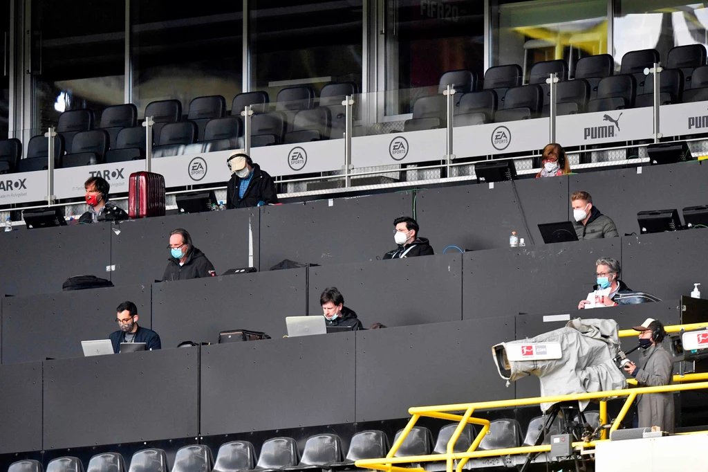 Dziennikarze na Signa Iduna Park