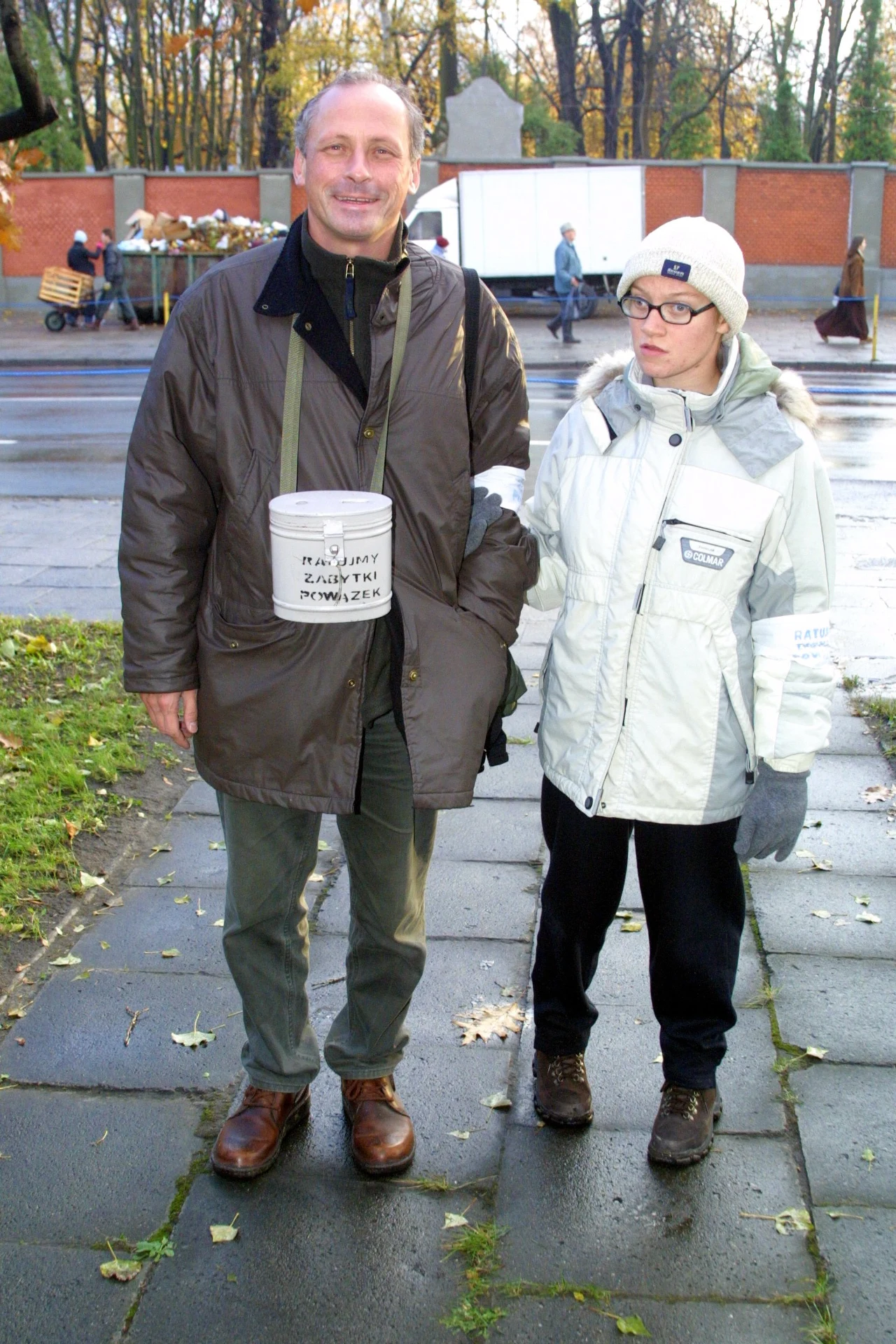 Paweł Wawrzecki z córką Anną 