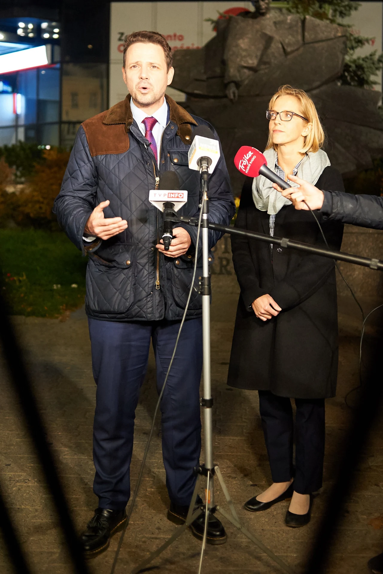 Rafał Trzaskowski z żoną Małgorzatą Rafał Trzaskowski z żoną Małgorzatą