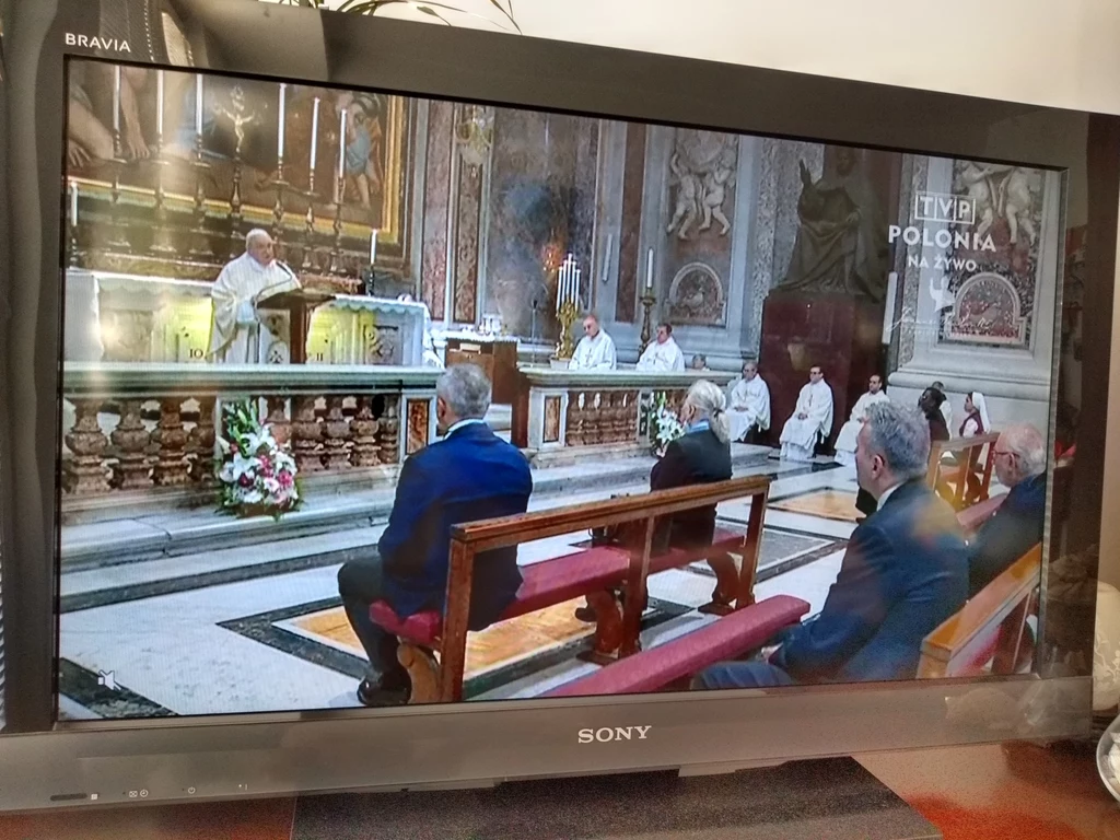 Msza św. odprawiana przez papieża Franciszka