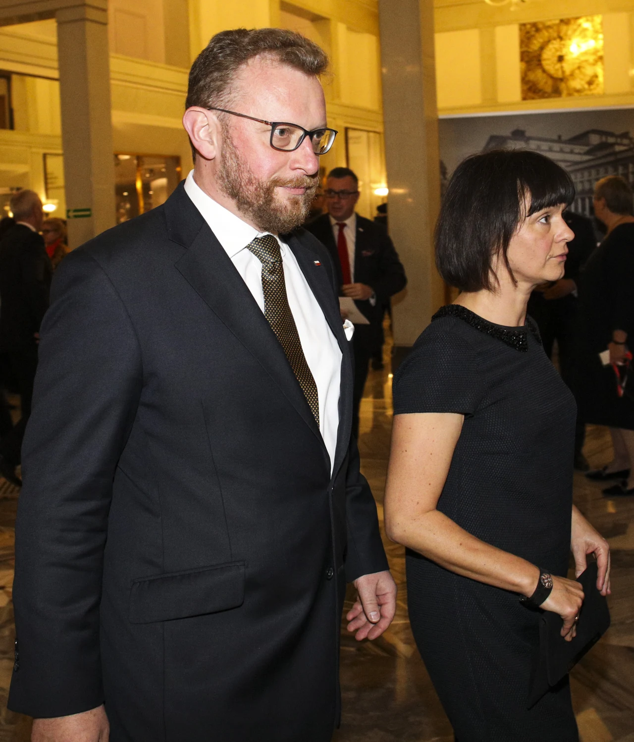 Łukasz Szumowski z żoną Anną Łukasz Szumowski z żoną Anną