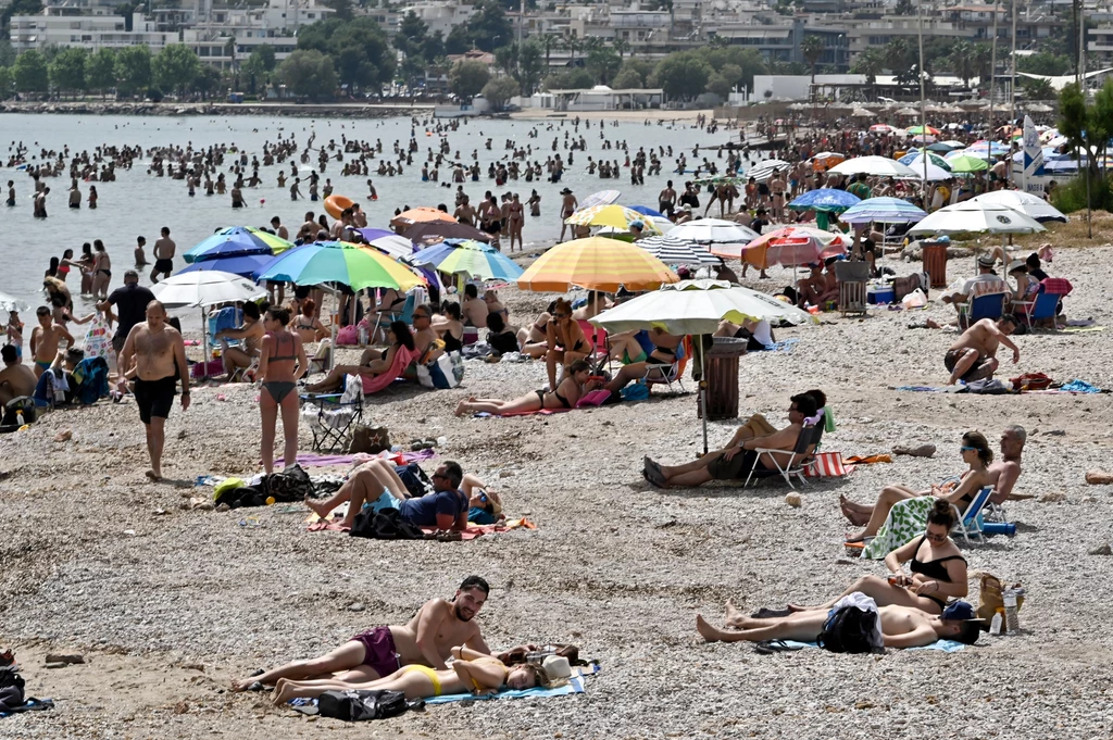 Plaża w Grecji, 16 maja 2020 r. Plaża w Grecji, 16 maja 2020 r.