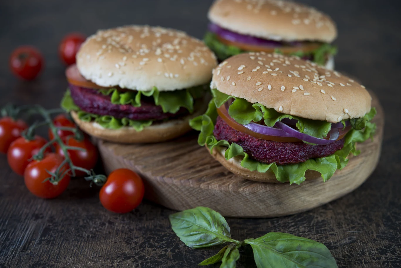 Burgery z buraczkami
