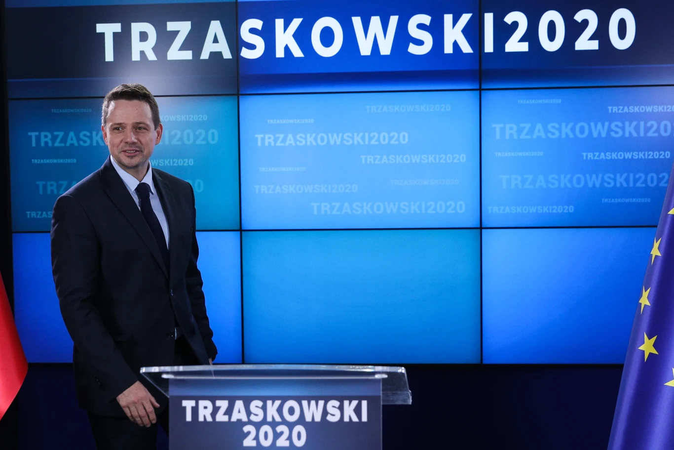 Kandydat Koalicji Obywatelskiej Rafał Trzaskowski 