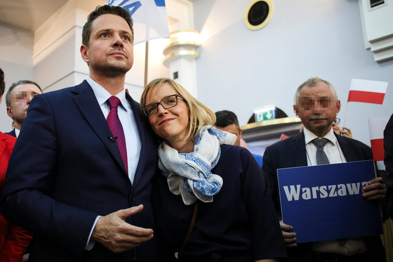 Rafał Trzaskowski z żoną Rafał Trzaskowski z żoną