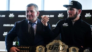 Chabib Nurmagomiedowi i jego ojciec Abdulmanap