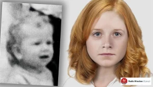 Zdjęcie małej Moniki oraz jej progresja wiekowa do 17 lat