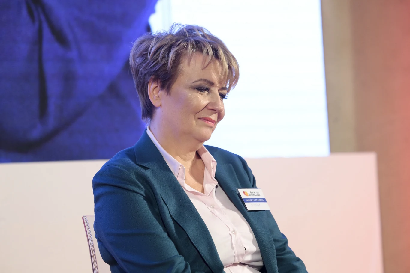Hanna Zdanowska, prezydent Łodzi. 
